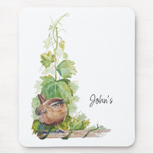 Alfombrilla De Ratón Diario personalizado de observación de aves para o