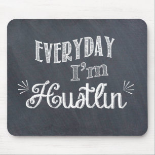 Alfombrilla De Ratón Diario soy pizarra Mousepad de Hustlin