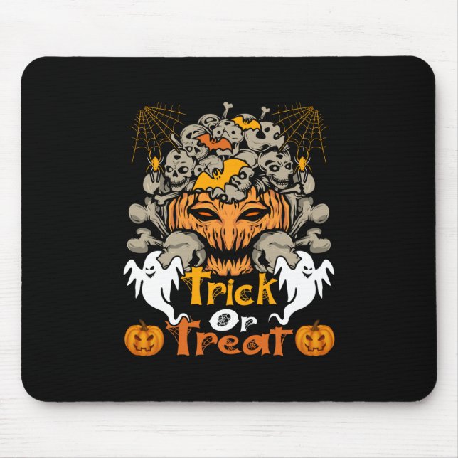 Alfombrilla De Ratón Días De Cumpleaños De Halloween (Frente)