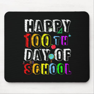 Alfombrilla De Ratón Días De Enseñanza Escolar Y Estudiante Felices 100
