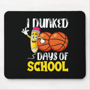 Alfombrilla De Ratón Días Escolares De Estudiantes De Básquetbol