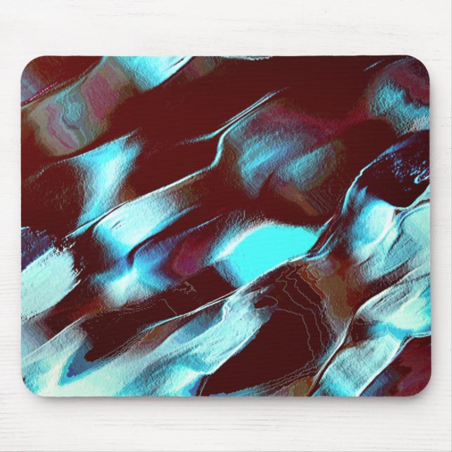 Alfombrilla De Ratón Dibujado de metalizado mate, de gradiente marrón a (Frente)