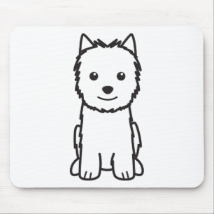 Alfombrilla De Ratón Dibujo animado del perro de Norwich Terrier