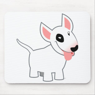 Alfombrilla De Ratón Dibujo animado lindo bull terrier Mousepad