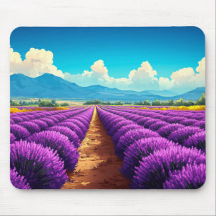 Alfombrilla De Ratón Dibujo de acuarela de Ilustracion natural de lavan