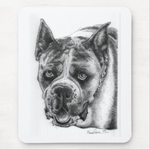 Alfombrilla De Ratón Dibujo de Boxer