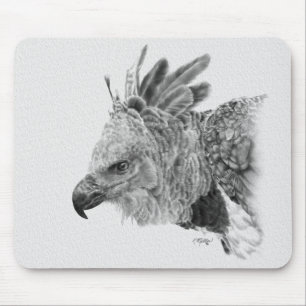 Alfombrilla De Ratón Dibujo de Eagle de Harpy