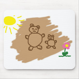 Alfombrilla De Ratón Dibujo de niños