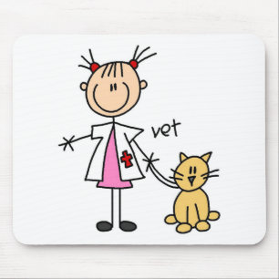 Alfombrilla De Ratón Dibujo de veterinario