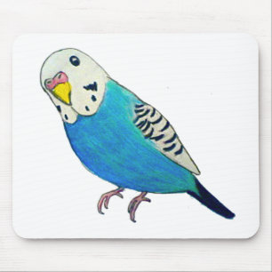 Alfombrilla De Ratón Dibujo del Parakeet