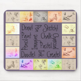 Alfombrilla De Ratón Dibujos antiguos Dibujar dibujo pintar