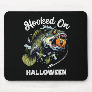 Alfombrilla De Ratón Dibujos divertidos de Halloween de chicos pescando