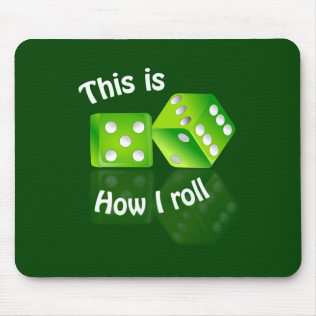 Alfombrilla De Ratón Dices mousepad (Frente)