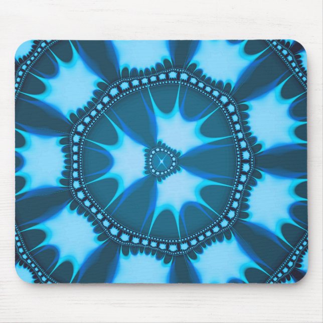 Alfombrilla De Ratón Dicha del azul del Afro (Frente)