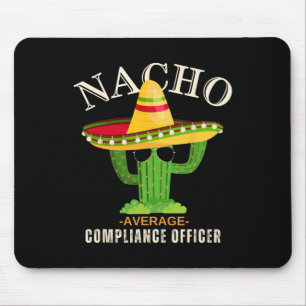 Alfombrilla De Ratón Dicho Divertido Vintage Nacho Cumplimiento Promedi