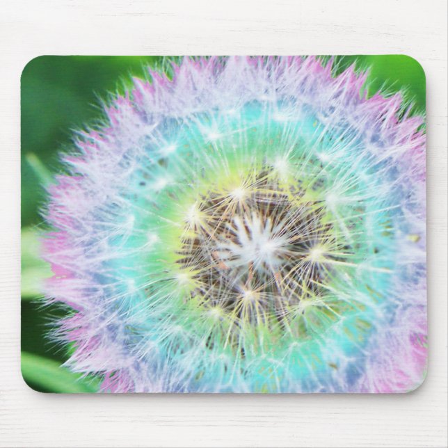 Alfombrilla De Ratón Diente de león Mousepad del arco iris (Frente)