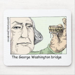 Alfombrilla De Ratón Dientes de George Washington Regalos Divertidos y 