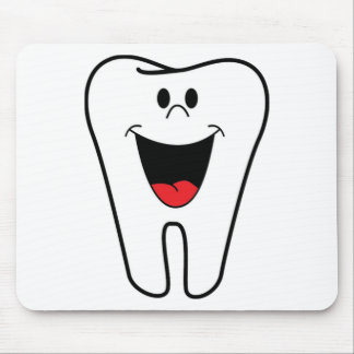 Alfombrilla De Ratón Dientes felices adaptables para su práctica dental