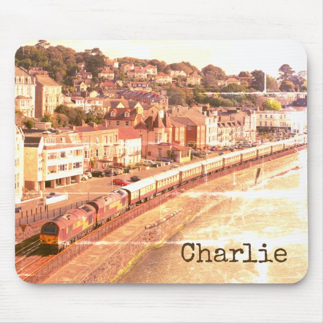 Alfombrilla De Ratón Diesel clásico, Orient Express, tu nombre (Frente)