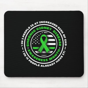 Alfombrilla De Ratón Dietas de sensibilización sobre la enfermedad rena