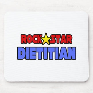 Alfombrilla De Ratón Dietista estrella de rock