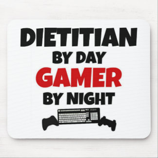 Alfombrilla De Ratón Dietista por Day Gamer de noche