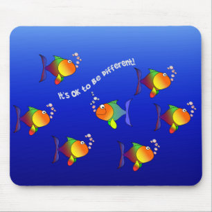 Alfombrilla De Ratón Diferente mousepad de pescado