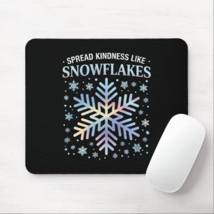 Alfombrilla De Ratón Difunde Amabilidad Como Copos de Nieve Navidad Pro