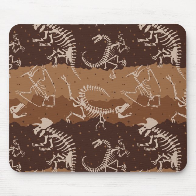 Alfombrilla De Ratón Dig Dino Dig (Frente)