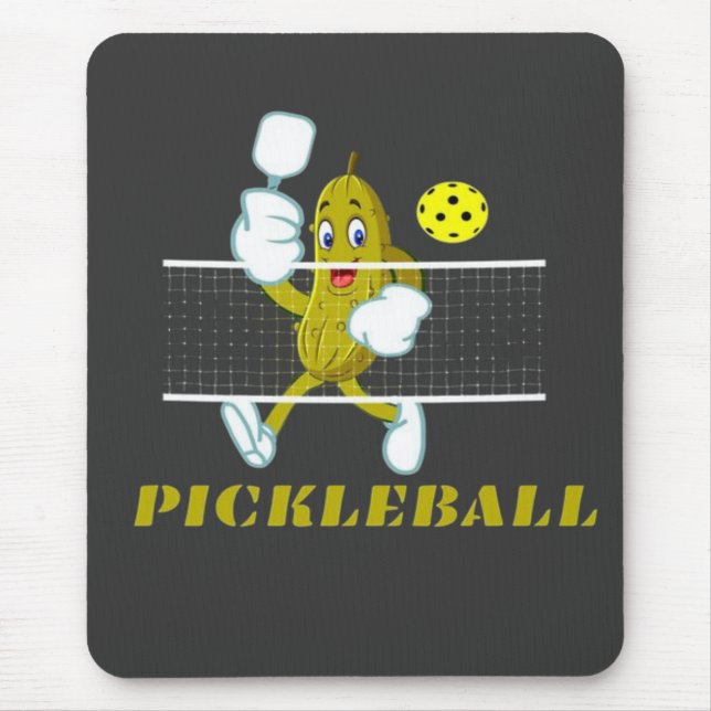 Alfombrilla De Ratón Dill funny jugando pickleball  (Frente)