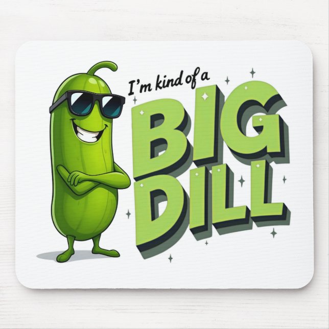 Alfombrilla De Ratón Dill Pickles Lovers Gift - Divertidos diseños de P (Frente)