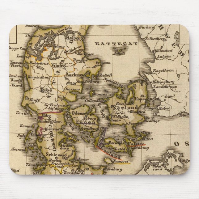 Alfombrilla De Ratón Dinamarca e Islandia 2 (Frente)