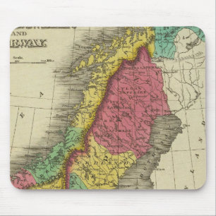 Alfombrilla De Ratón Dinamarca, Suecia Y Noruega