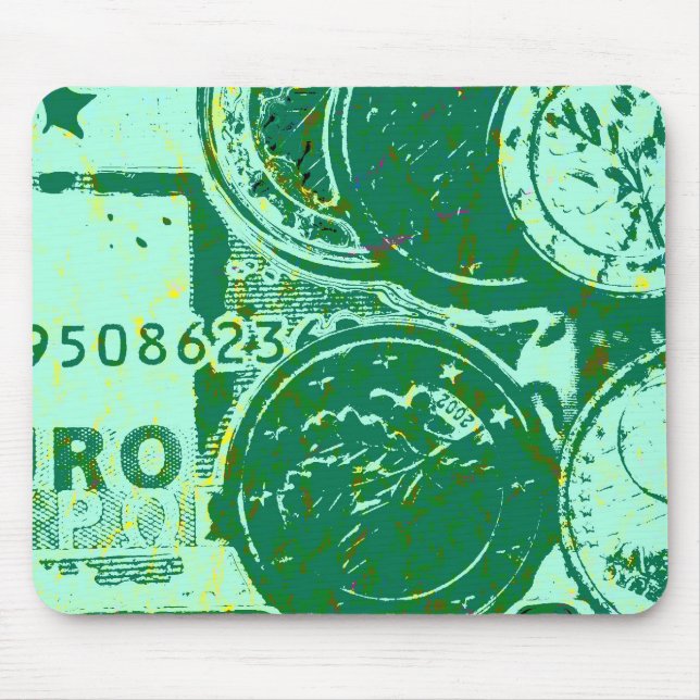 Alfombrilla De Ratón Dinero verde (Frente)