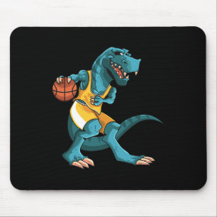 Alfombrilla De Ratón Dino divertido jugando Sketll amante de T-rex juga