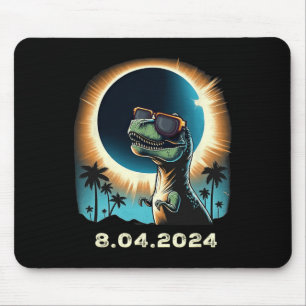 Alfombrilla De Ratón Dino Eclipse Solar Con Gles Eclipépticos Solares