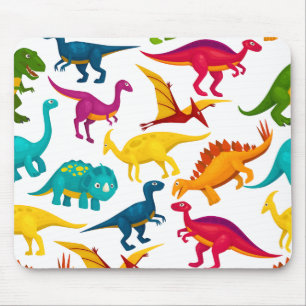 Alfombrilla De Ratón Dino feliz lindo