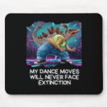 Alfombrilla De Ratón Dinosaur Dance Funny Dancing Dino<br><div class="desc">Dinosaur Dance Funny Dancing Dino</div>