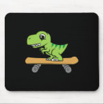 Alfombrilla De Ratón Dinosaur Skateboarding Cute Skateboard Dinosaur<br><div class="desc">Dinosaur Skateboarding Cute Skateboard Dinosaur</div>