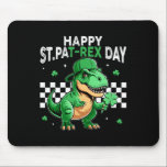 Alfombrilla De Ratón Dinosaur St Patricks Day Happy St Pat T Rex Day Bo<br><div class="desc">Dinosaur St Patricks Day Happy St Pat T Rex Day Boys Kids</div>