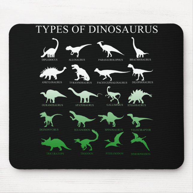 Alfombrilla De Ratón dinosaurio (Frente)