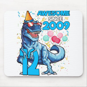 Alfombrilla De Ratón Dinosaurio 12 Años Niño de 12 Años Awesom