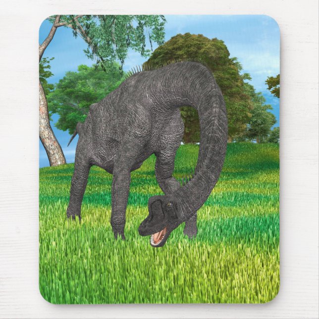 Alfombrilla De Ratón Dinosaurio Brachiosauro (Frente)