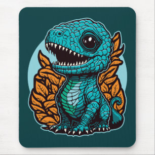 Alfombrilla De Ratón Dinosaurio de bebé lindo