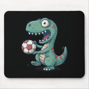 Alfombrilla De Ratón Dinosaurio de fútbol emocionado para Juric y amant