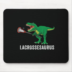 Alfombrilla De Ratón Dinosaurio de Lacrosse T Rex Divertido Lax Chicos 