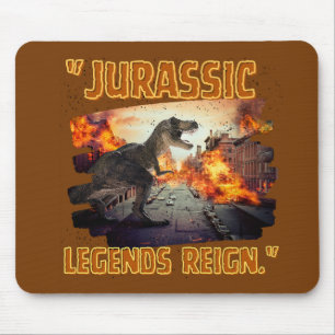 Alfombrilla De Ratón dinosaurio de legua jurásica Mousepad