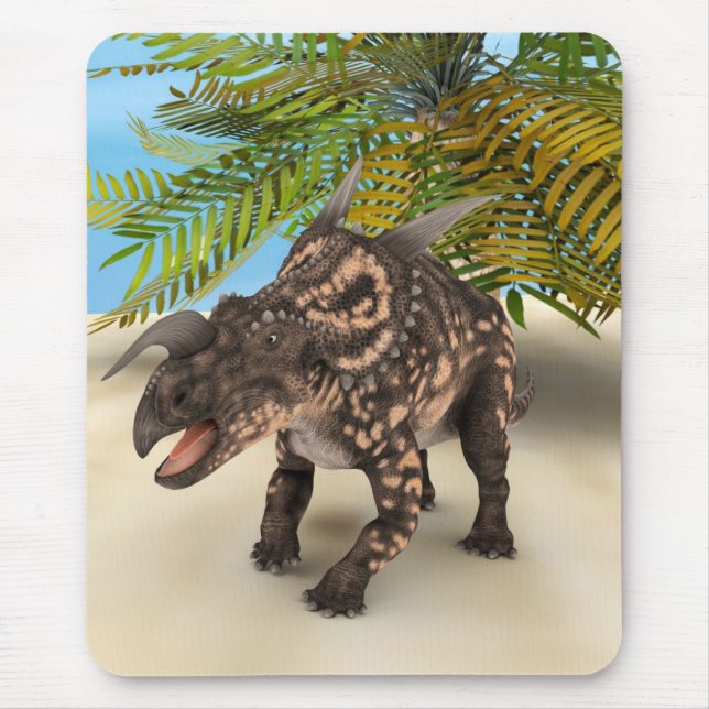 Alfombrilla De Ratón Dinosaurio Einiosaurus (Frente)