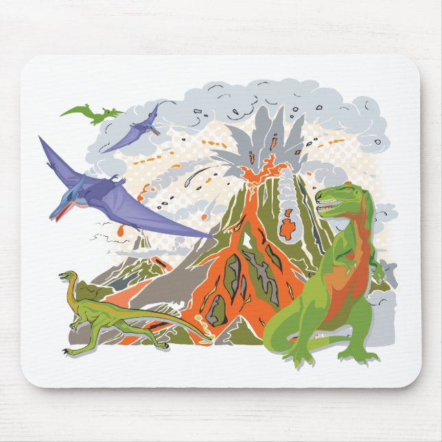 Alfombrilla De Ratón Dinosaurio Mousepad (Frente)