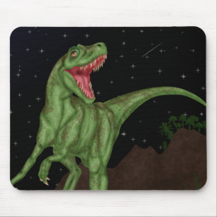Alfombrilla De Ratón Dinosaurio - Noche prehistórica